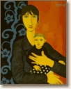 In Mother's Arms, Original Figurative Art, Oil Painting by Quincy Verdun In Mother's Arms, Original Figurative Art, Oil Painting by Quincy Verdun